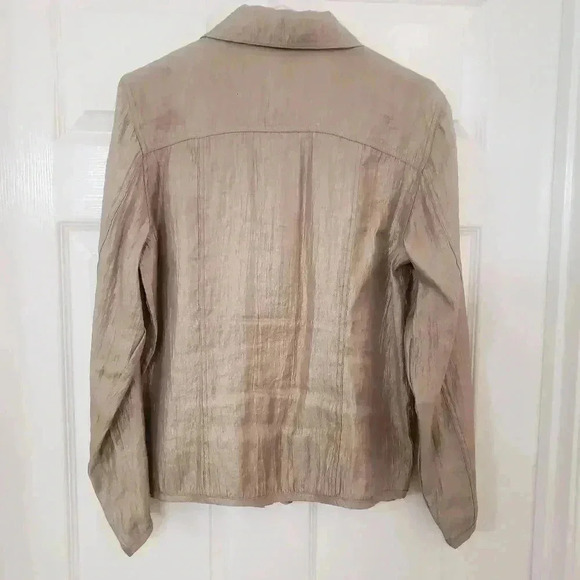 Chico's Gold Jacket - Picture 2 of 5